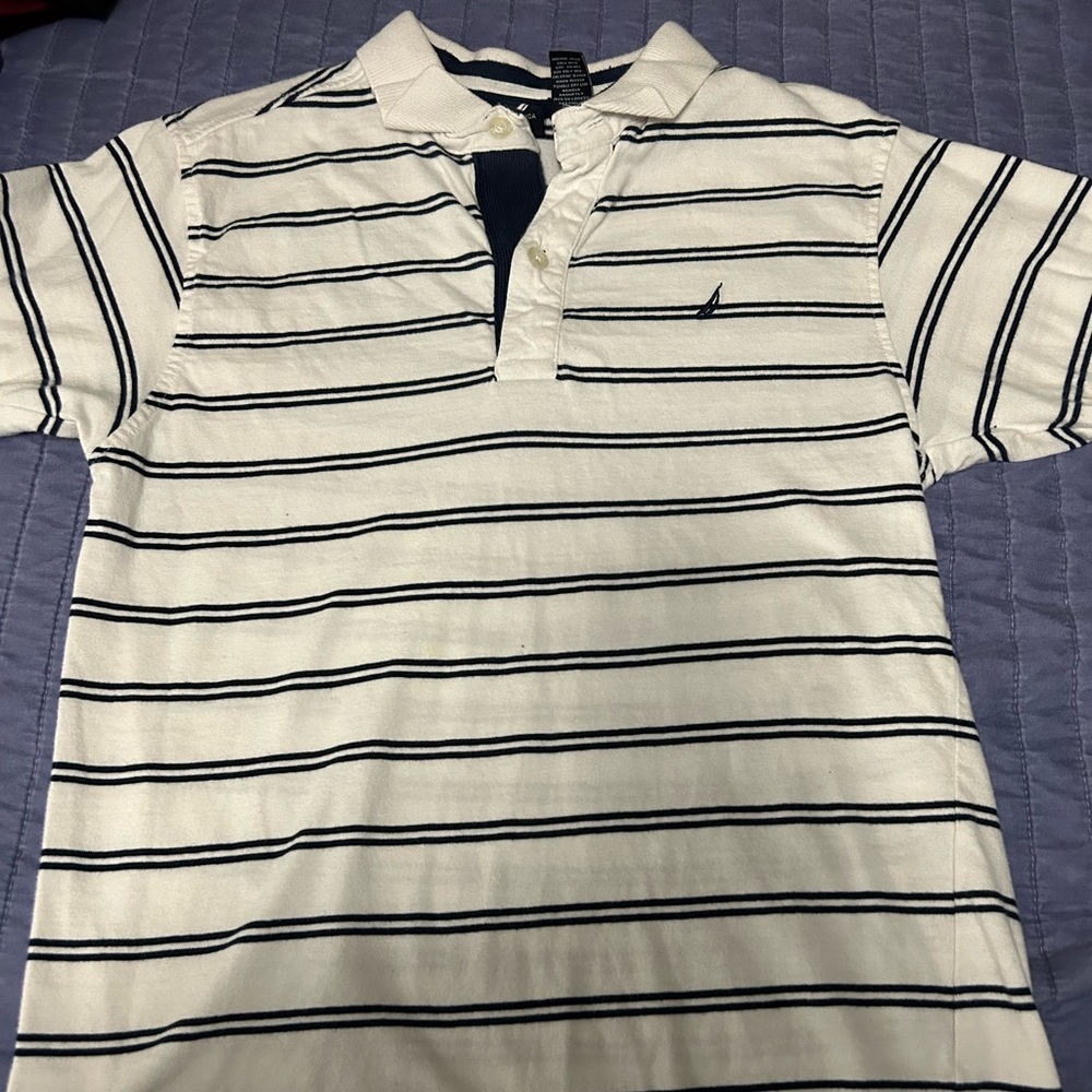 Boys size medium Nautica shirt